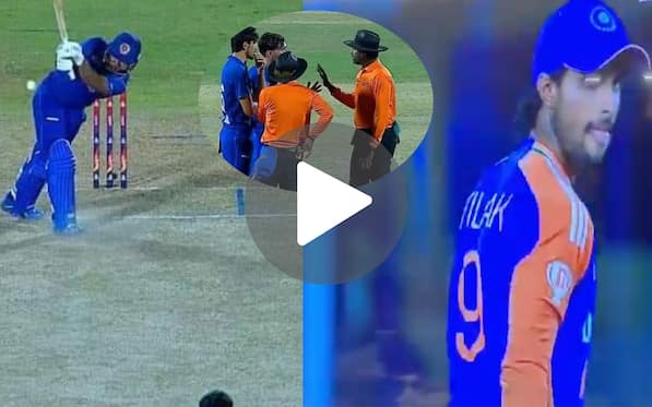 [Watch] Tilak Varma Gets Furious As Afghanistan Batter Refuses To Walk Off After 'OUT' Decision